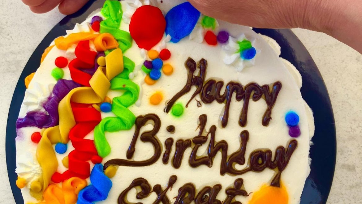 happy birthday cake expat nest